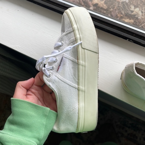 Superga 2790 white flatform 4cm sneakers - Picture 10 of 12